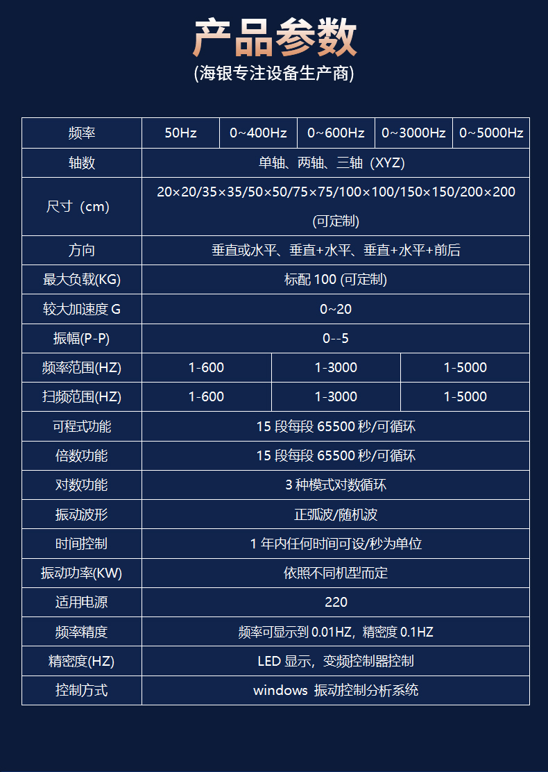 可編程電磁式振動(dòng)試驗臺